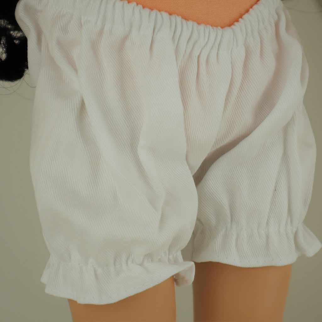 White Old Fashioned Knickers - My London Girl Doll